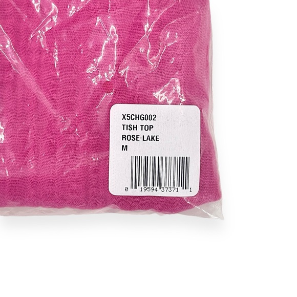 NWT Xirena Tish Top in Rose Lake - Pink Sleeveless Cotton Gauge Top sz M - Picture 6 of 7
